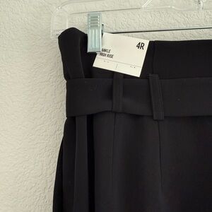 NWT Express Ankle High Rise Paper Bag Trousers with Relaxed Fit